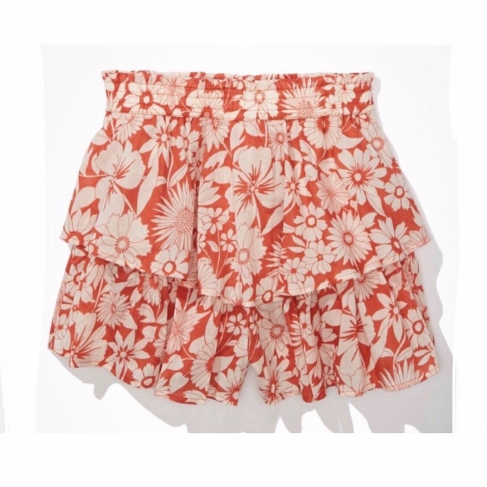 AE - Floral Tiered Shorts